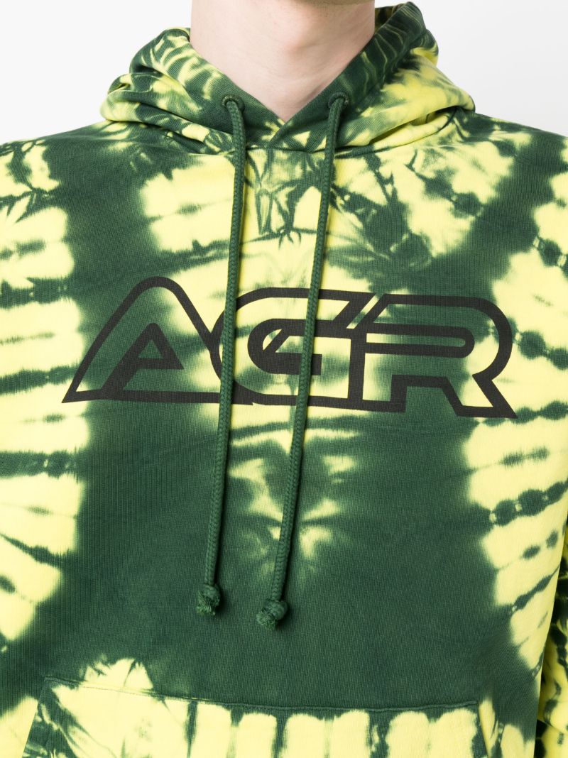 Yellow Happiness Abstract Print Hoodie
