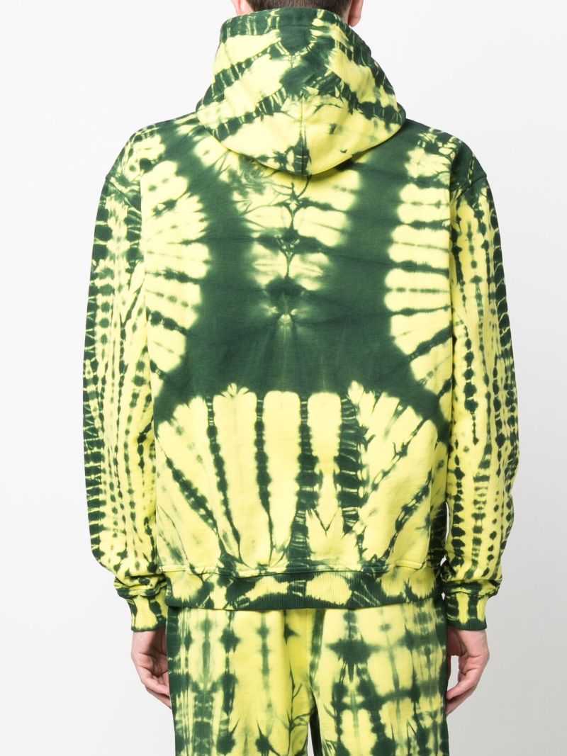 Yellow Happiness Abstract Print Hoodie