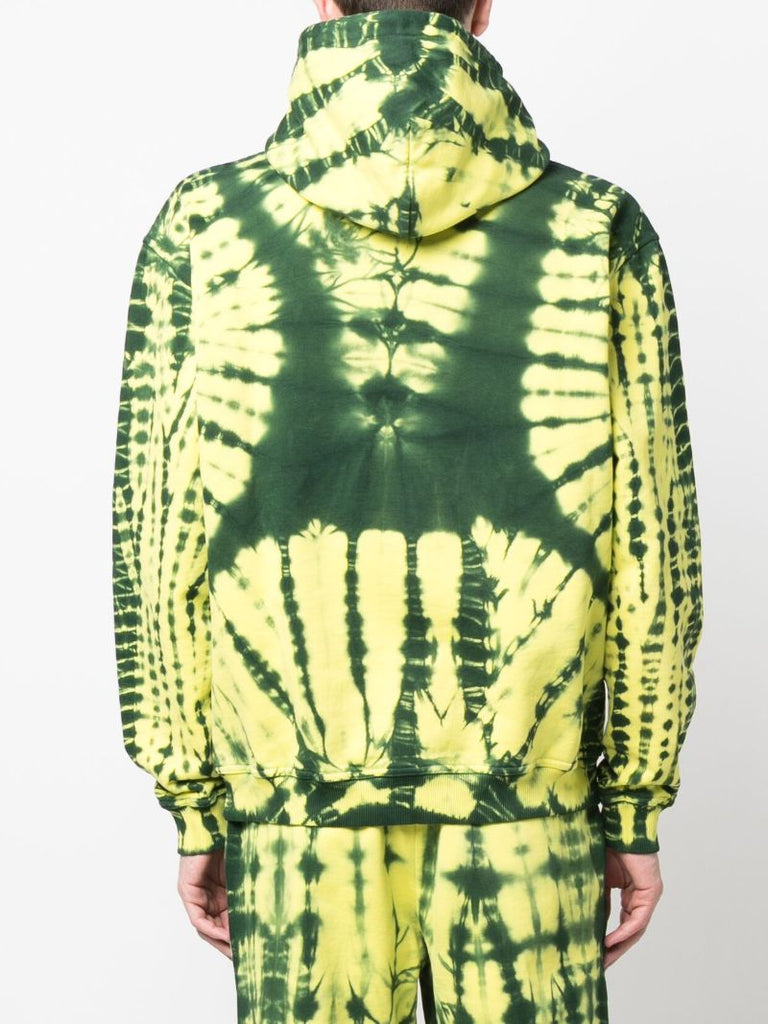 Yellow Happiness Abstract Print Hoodie