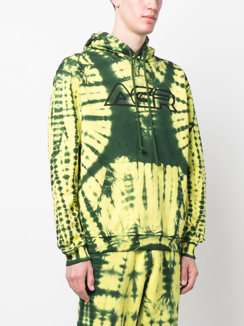 Yellow Happiness Abstract Print Hoodie