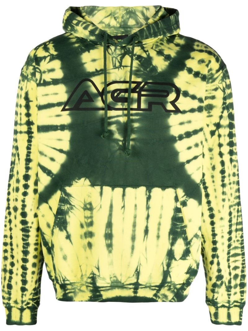 Yellow Happiness Abstract Print Hoodie