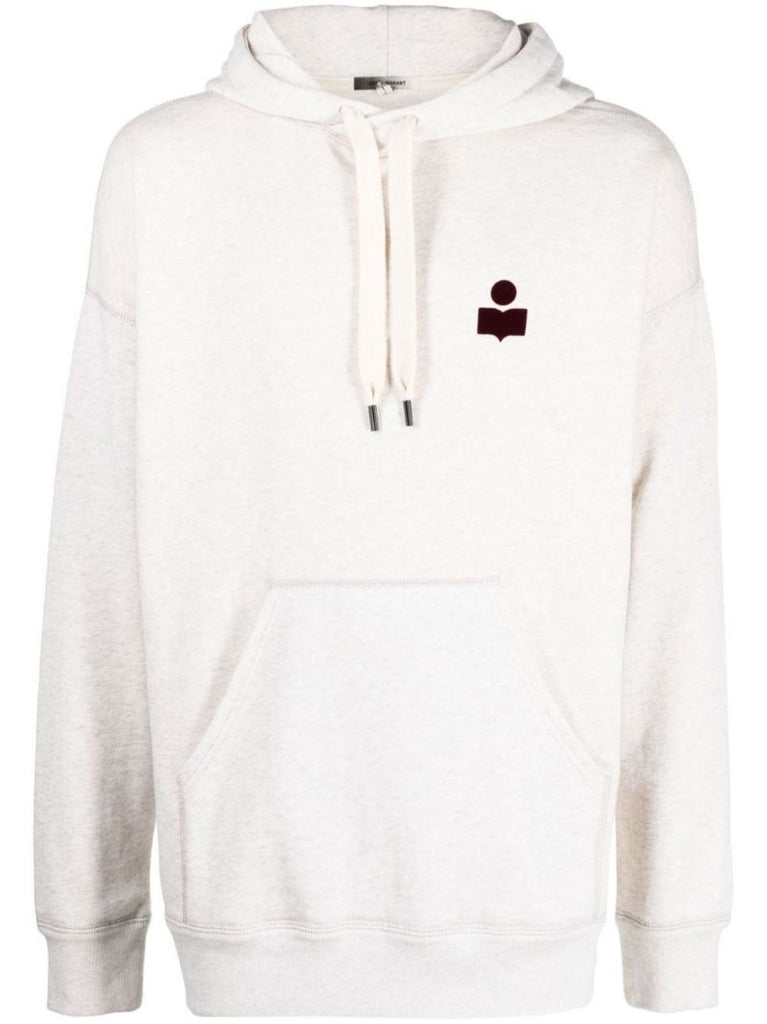 Neutral Logo Cotton Hoodie