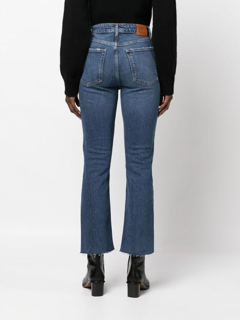 Blue Lara High Waist Flared Jeans