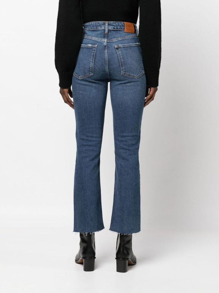 Blue Lara High Waist Flared Jeans