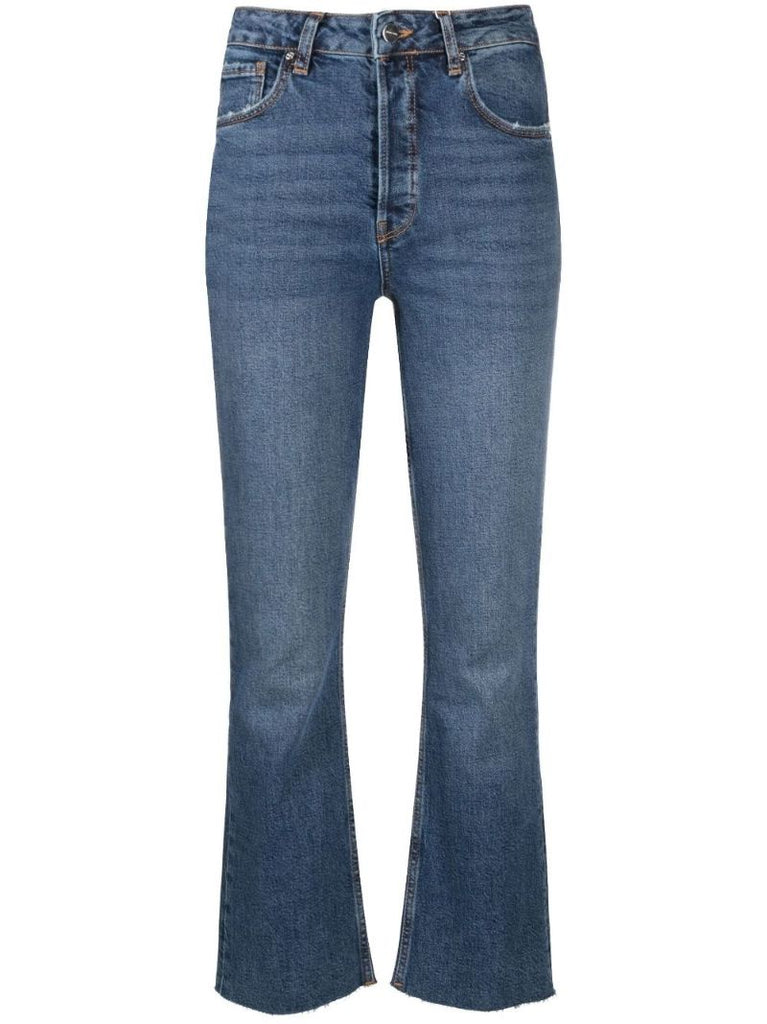 Blue Lara High Waist Flared Jeans