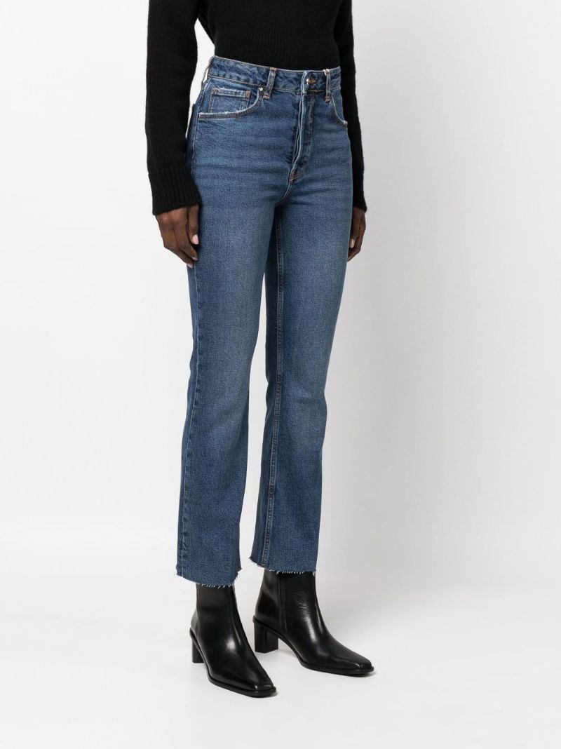 Blue Lara High Waist Flared Jeans