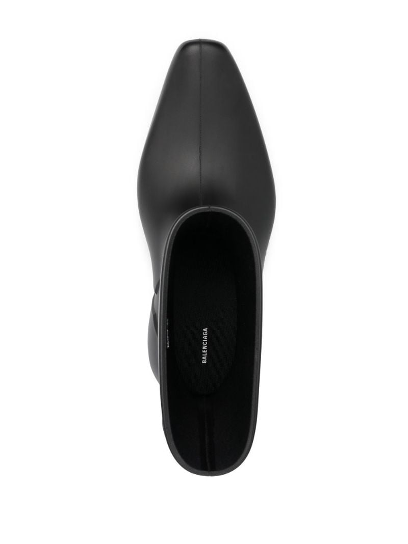 Black Excavator Curved Boots