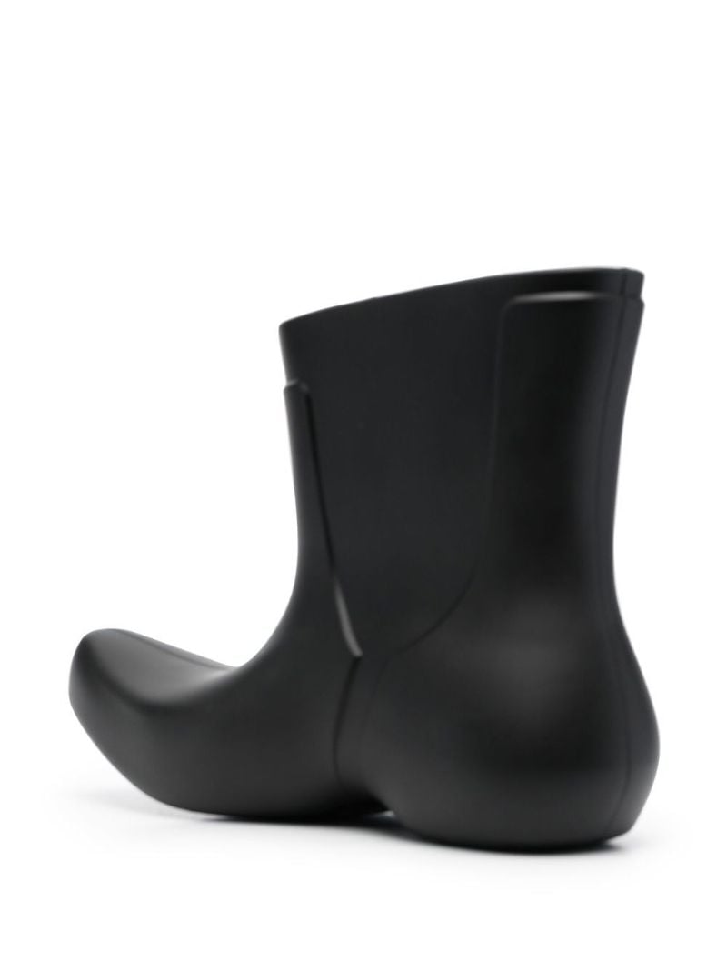 Black Excavator Curved Boots