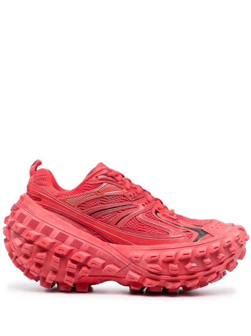 Red Defender Platform Sneakers