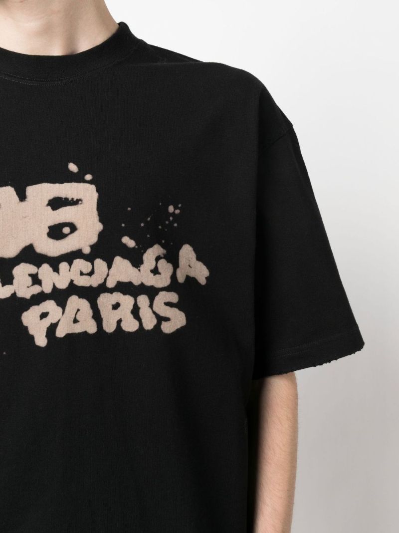 Black Bb Icon Print T-shirt