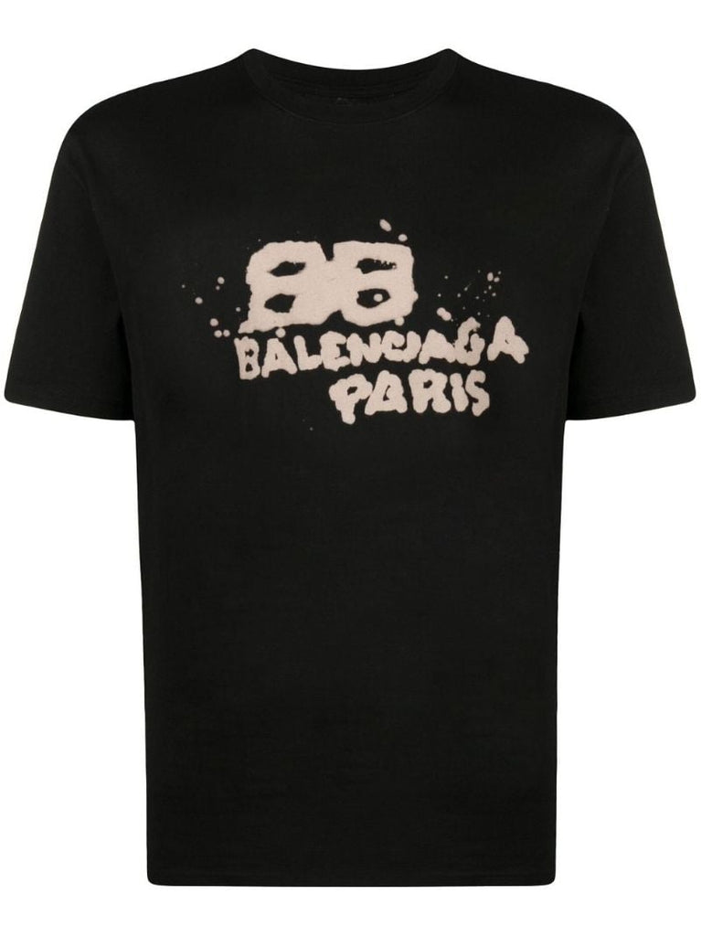 Black Bb Icon Print T-shirt