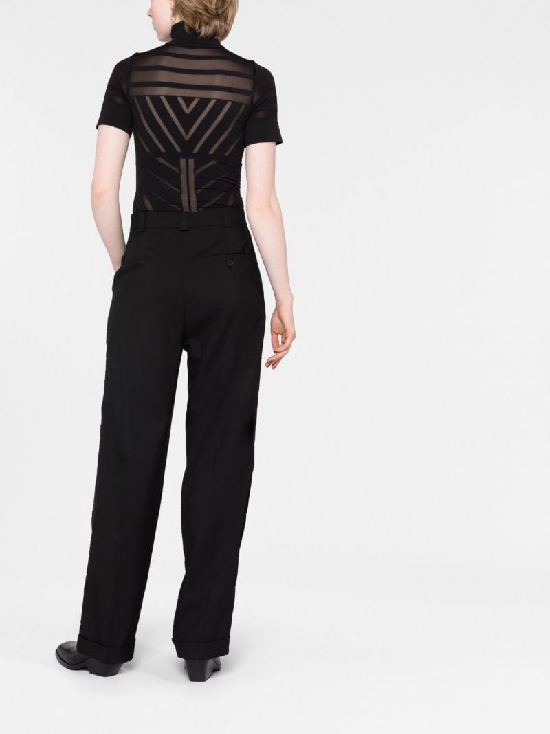 Black Trinity Tuxedo Wool Trousers