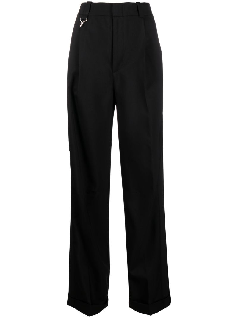 Black Trinity Tuxedo Wool Trousers