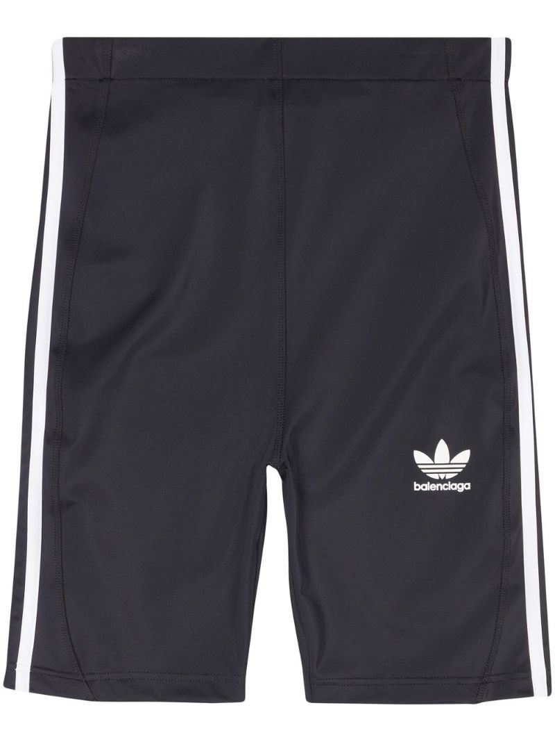 X Adidas Logo Embroidery Three-stripe Shorts