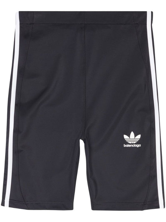 X Adidas Logo Embroidery Three-stripe Shorts