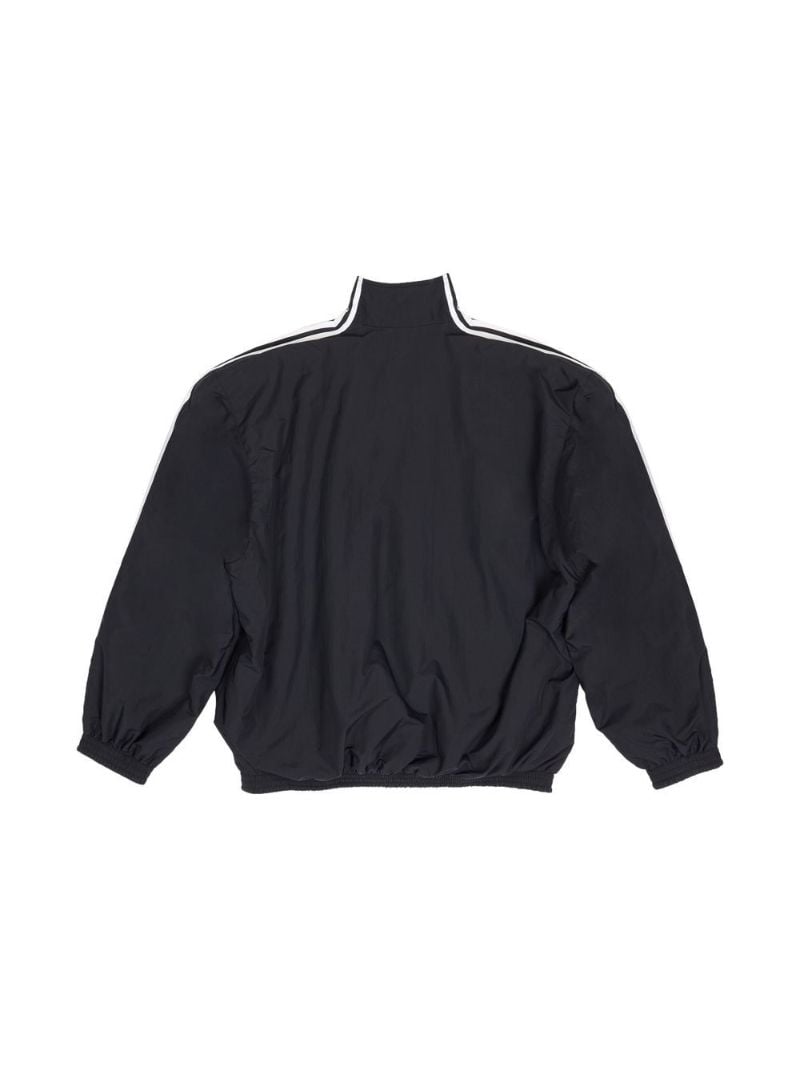 Green Striped Bomber Jacket