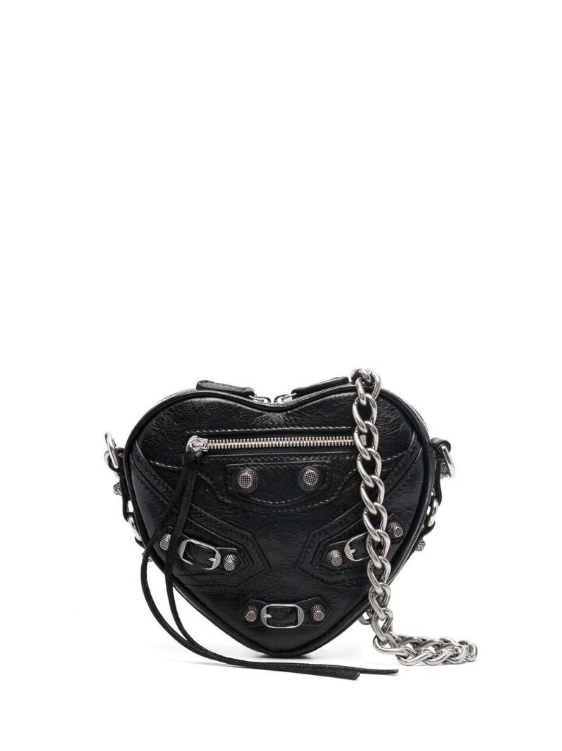 Black Le Cagole Mini Cross Body Bag