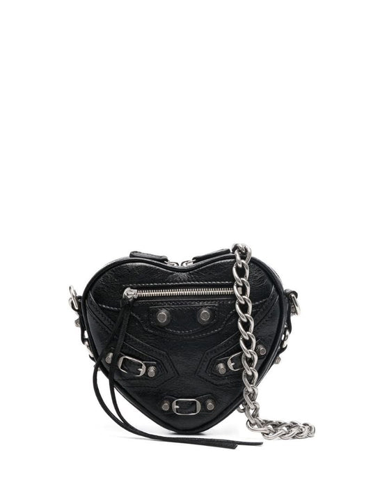 Black Le Cagole Mini Cross Body Bag