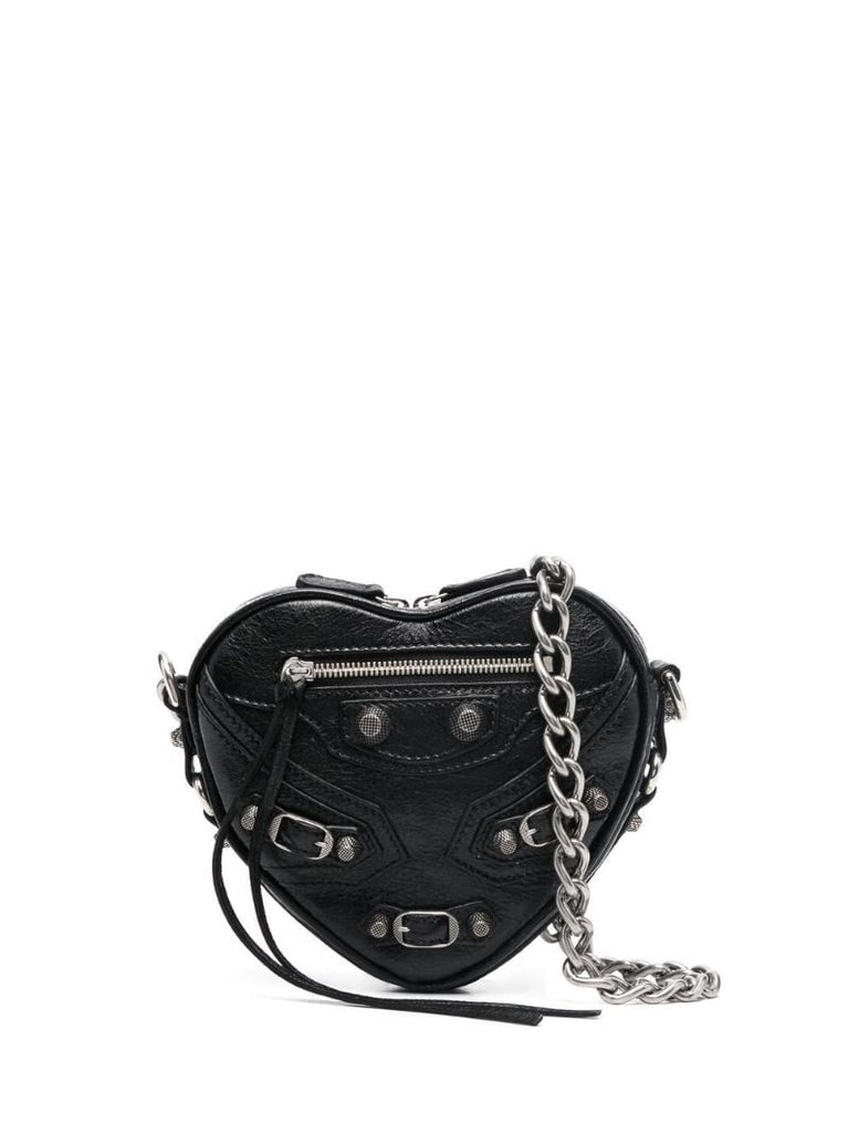 Black Le Cagole Mini Cross Body Bag