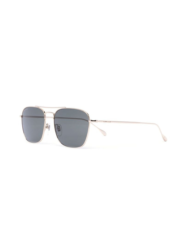 Gold-tone Rectangle Sunglasses