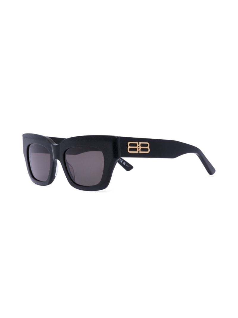 Black Rive Gauche Square Sunglasses