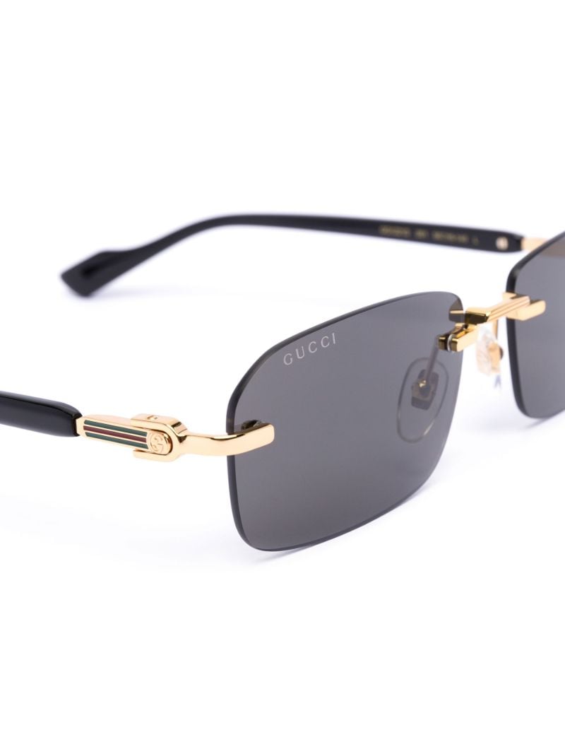 Black Rectangle Sunglasses