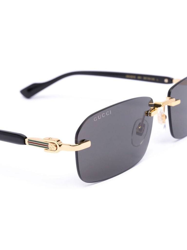 Black Rectangle Sunglasses