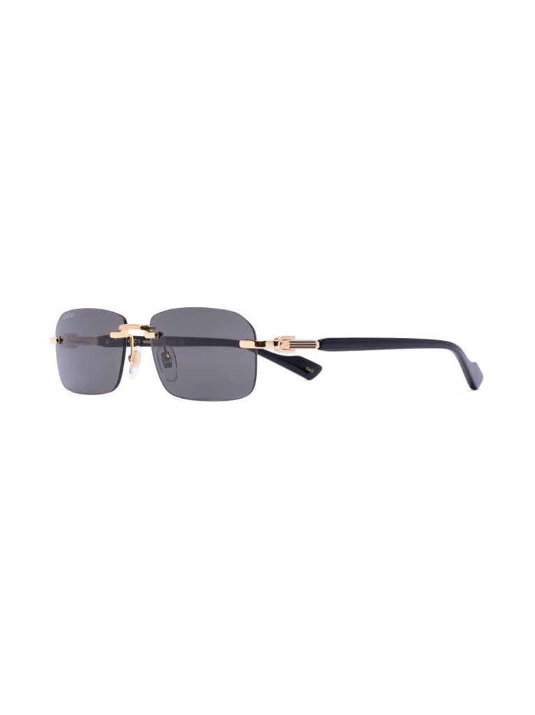 Black Rectangle Sunglasses