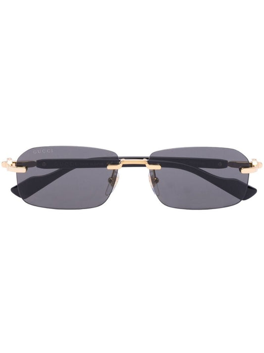 Black Rectangle Sunglasses