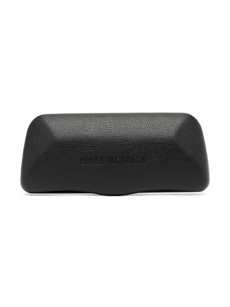 Black Wrap D-frame Sunglasses