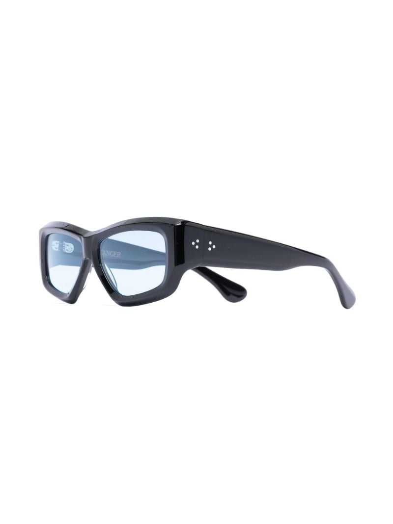 Black Kaswara Rectangle Sunglasses