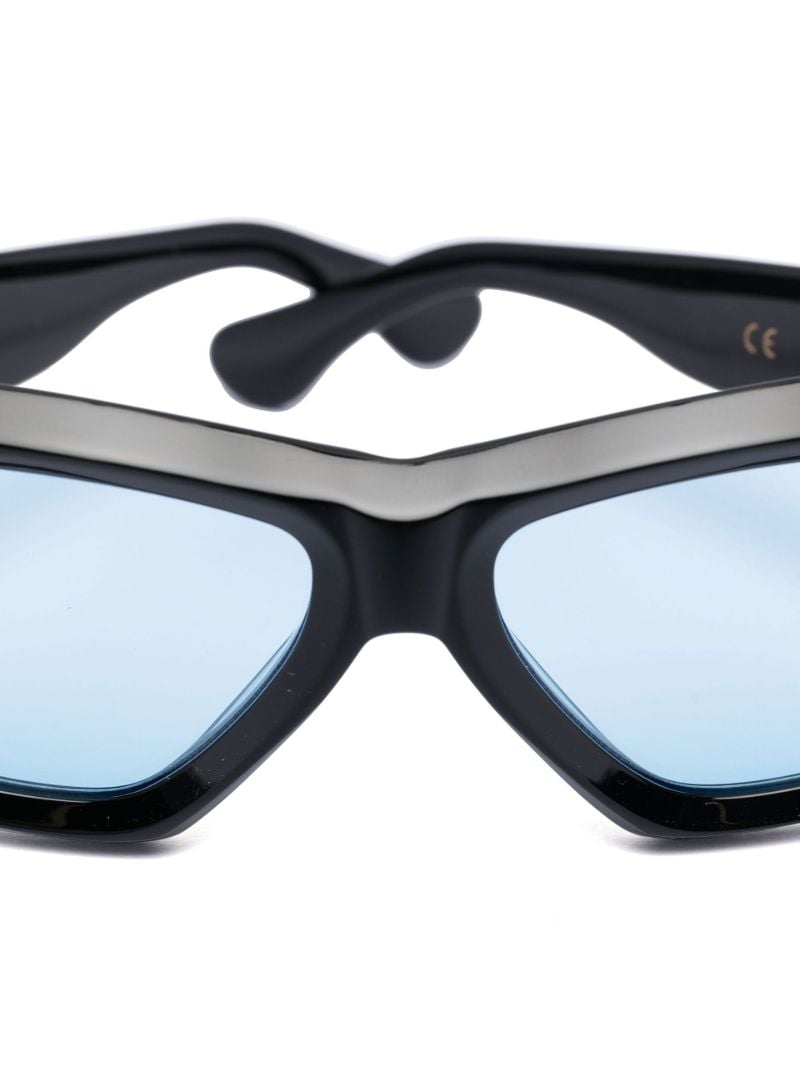 Black Kaswara Rectangle Sunglasses