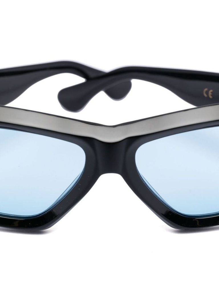 Black Kaswara Rectangle Sunglasses