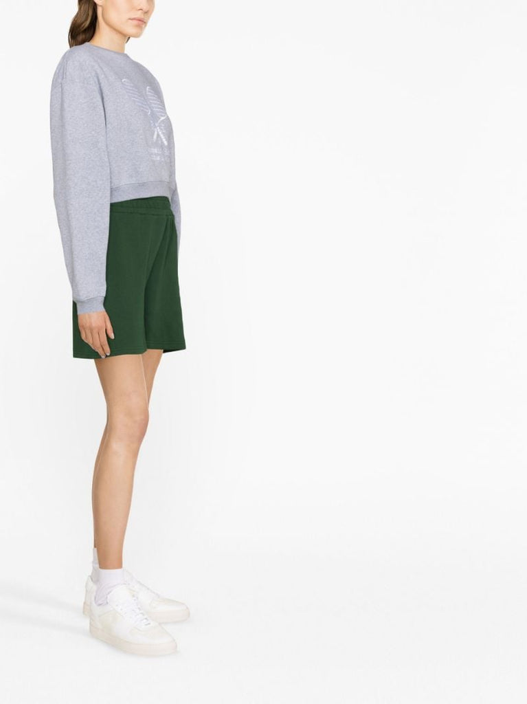 Grey Williams Cropped Sweatshirt