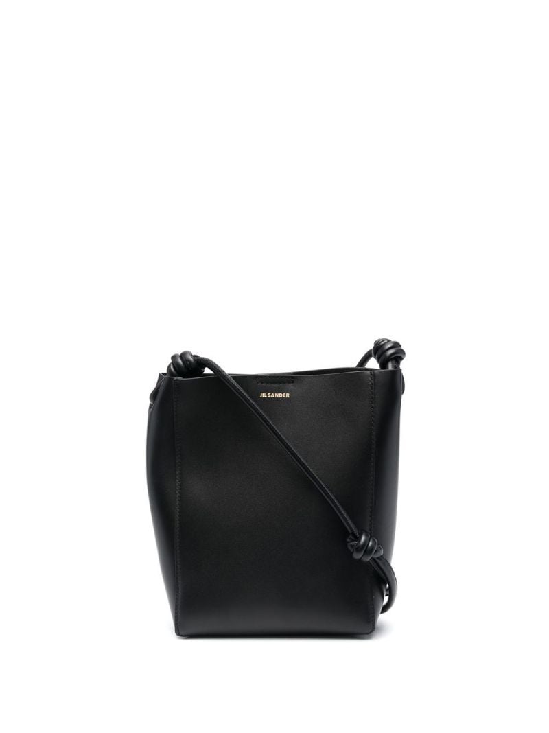 Black Small Leather Cross Body Bag