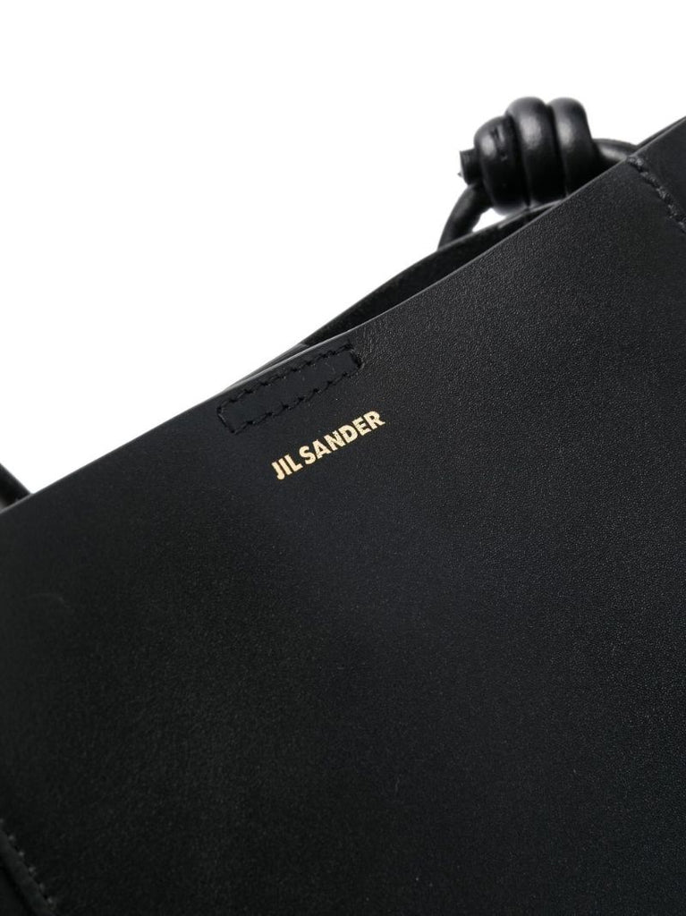 Black Small Leather Cross Body Bag