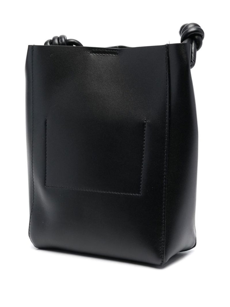 Black Small Leather Cross Body Bag