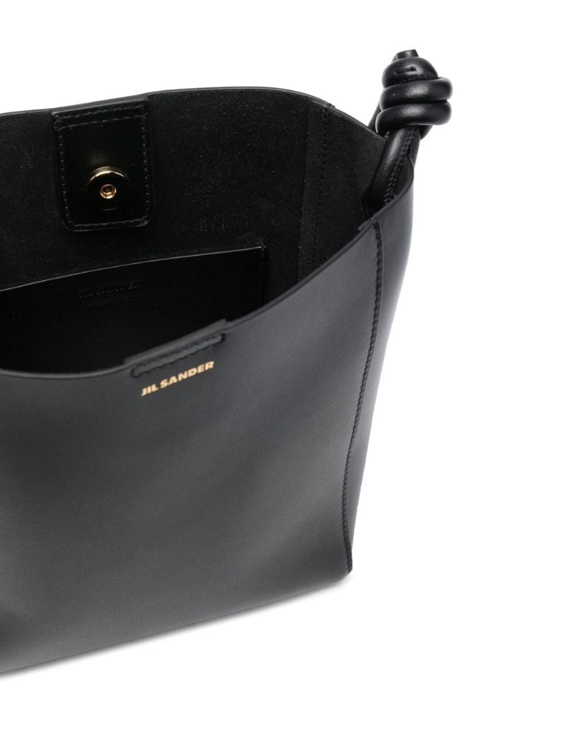 Black Small Leather Cross Body Bag