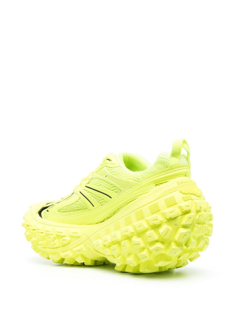 Yellow Defender Platform Sneakers