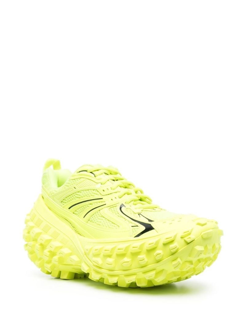 Yellow Defender Platform Sneakers