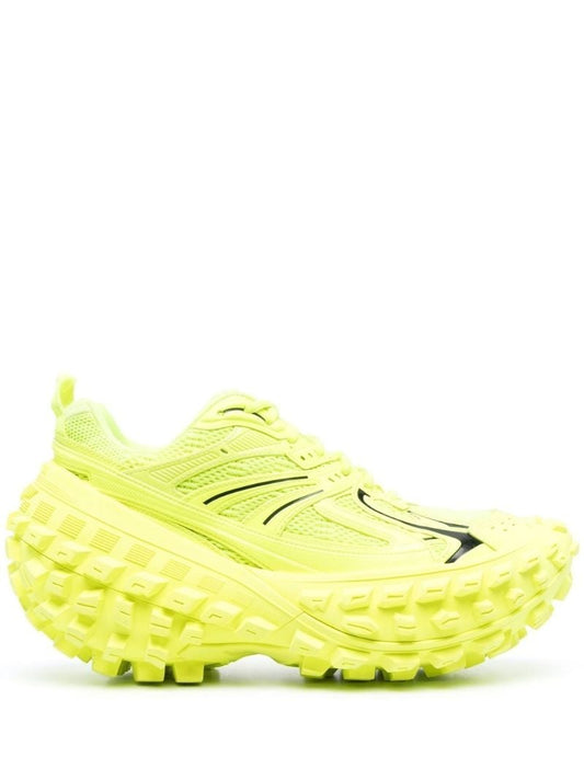 Yellow Defender Platform Sneakers