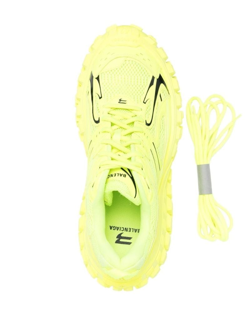 Yellow Defender Platform Sneakers