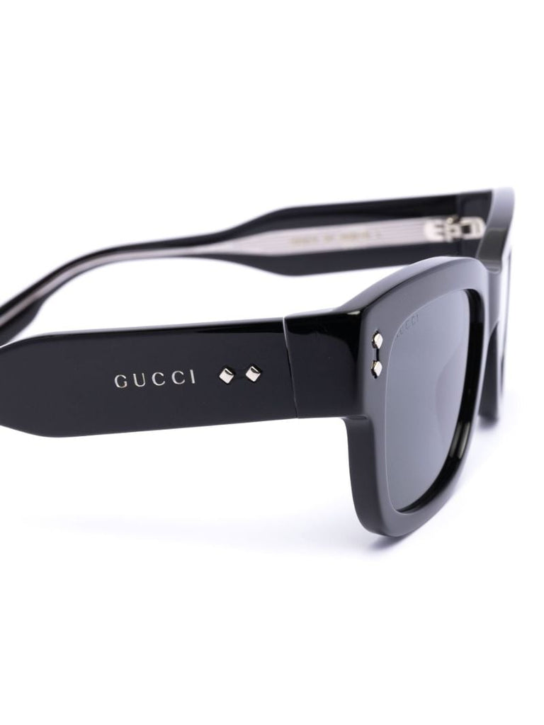 Black Tinted Square Frame Sunglasses