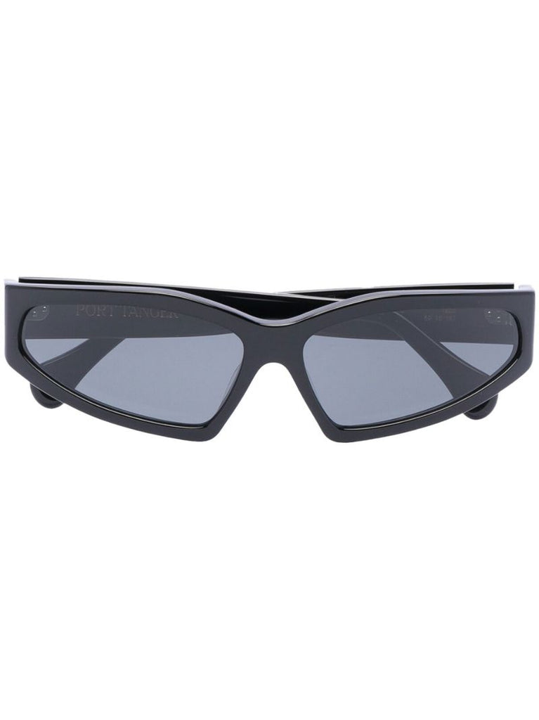 Black Talid Rectangle Sunglasses
