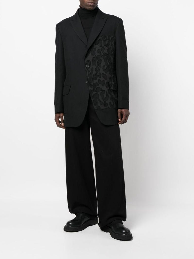 Black Leopard Opal Blazer