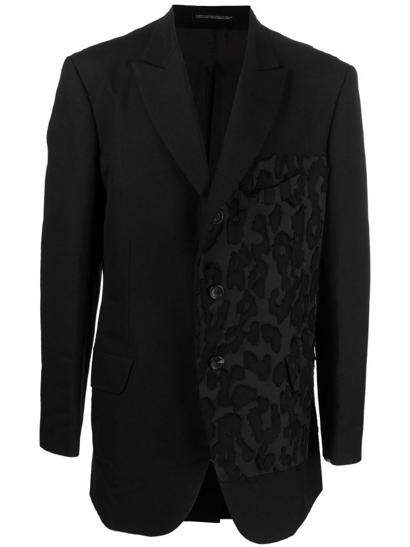 Black Leopard Opal Blazer