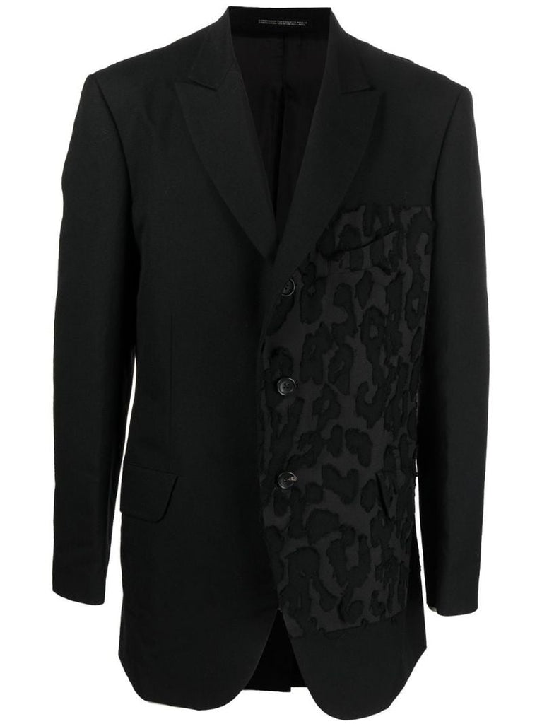 Black Leopard Opal Blazer