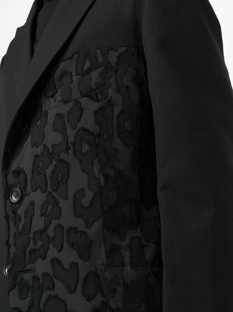 Black Leopard Opal Blazer