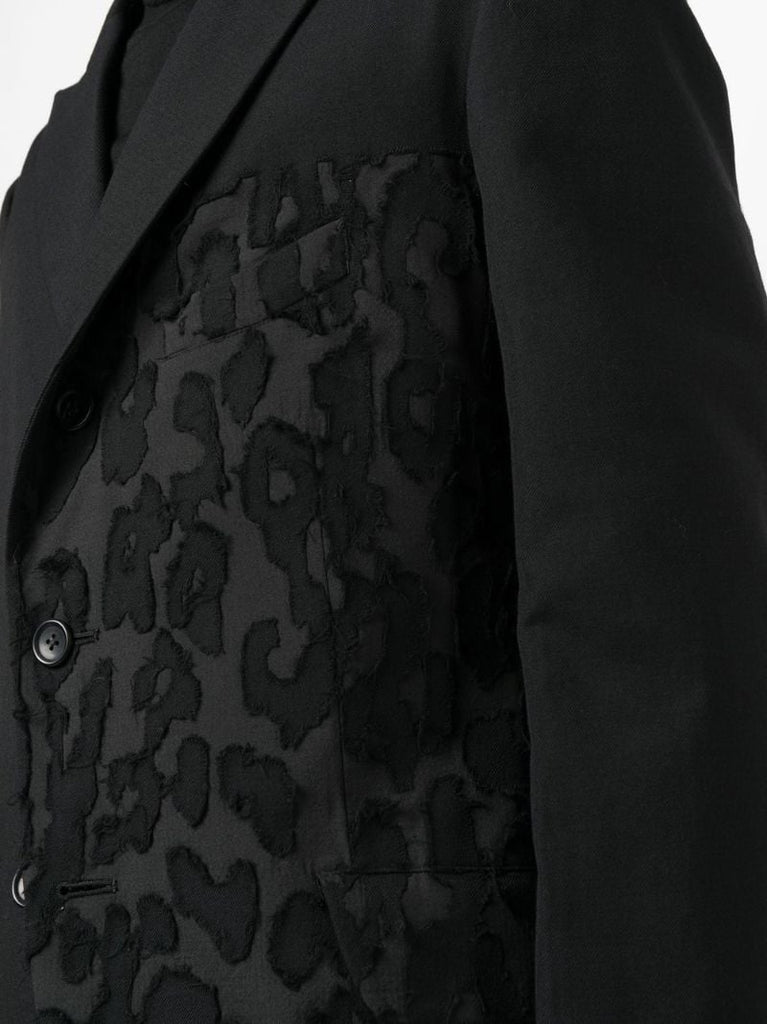 Black Leopard Opal Blazer
