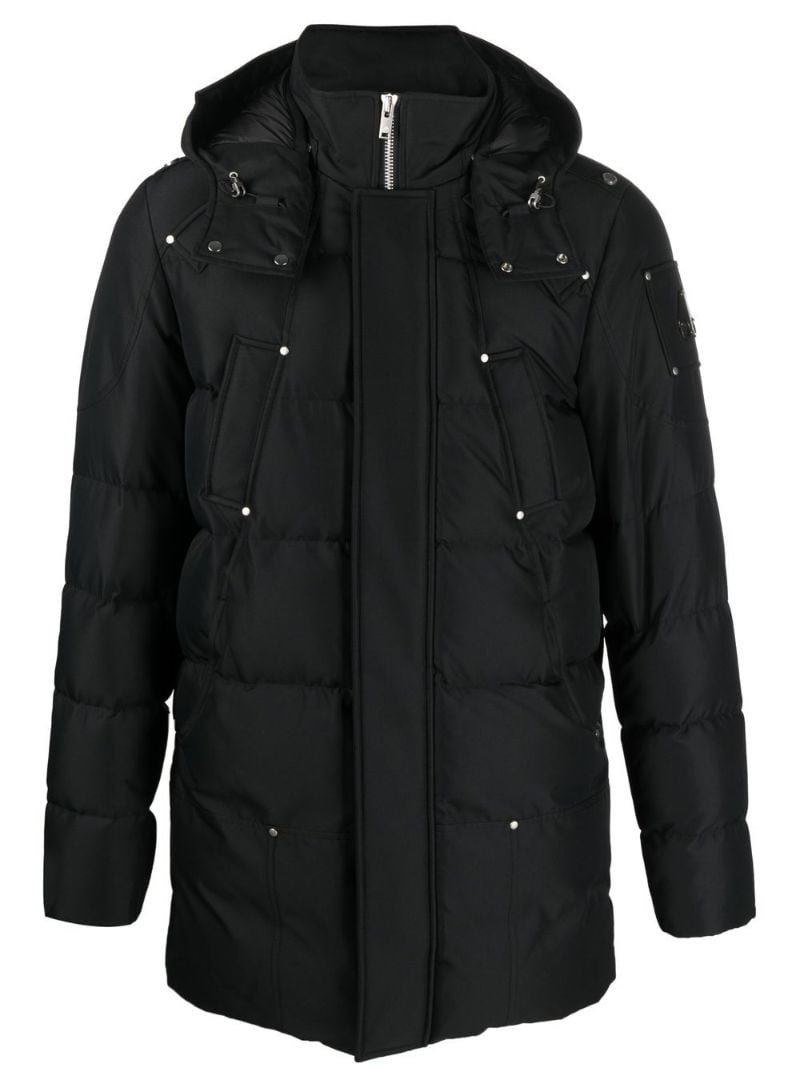 Black Cloud Padded Parka Coat